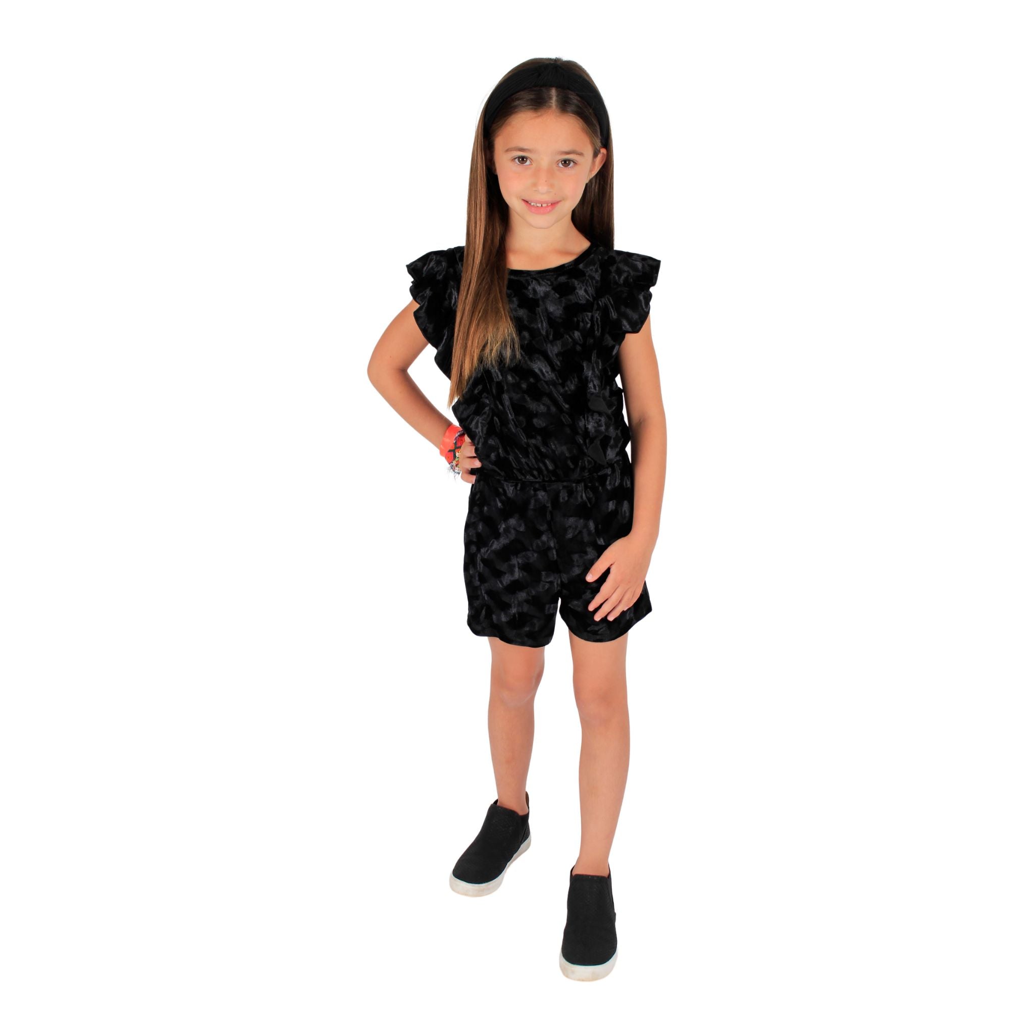Velvet Romper Animal - Denny's