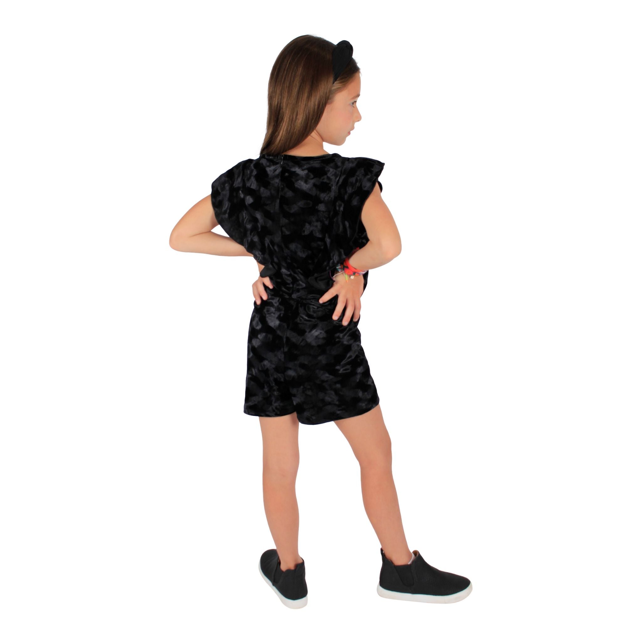Velvet Romper Animal - Denny's