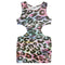 Leopard Lame Cut Out Dress - Denny's