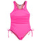 Shirred 1 Piece Bathing Suit - Denny's
