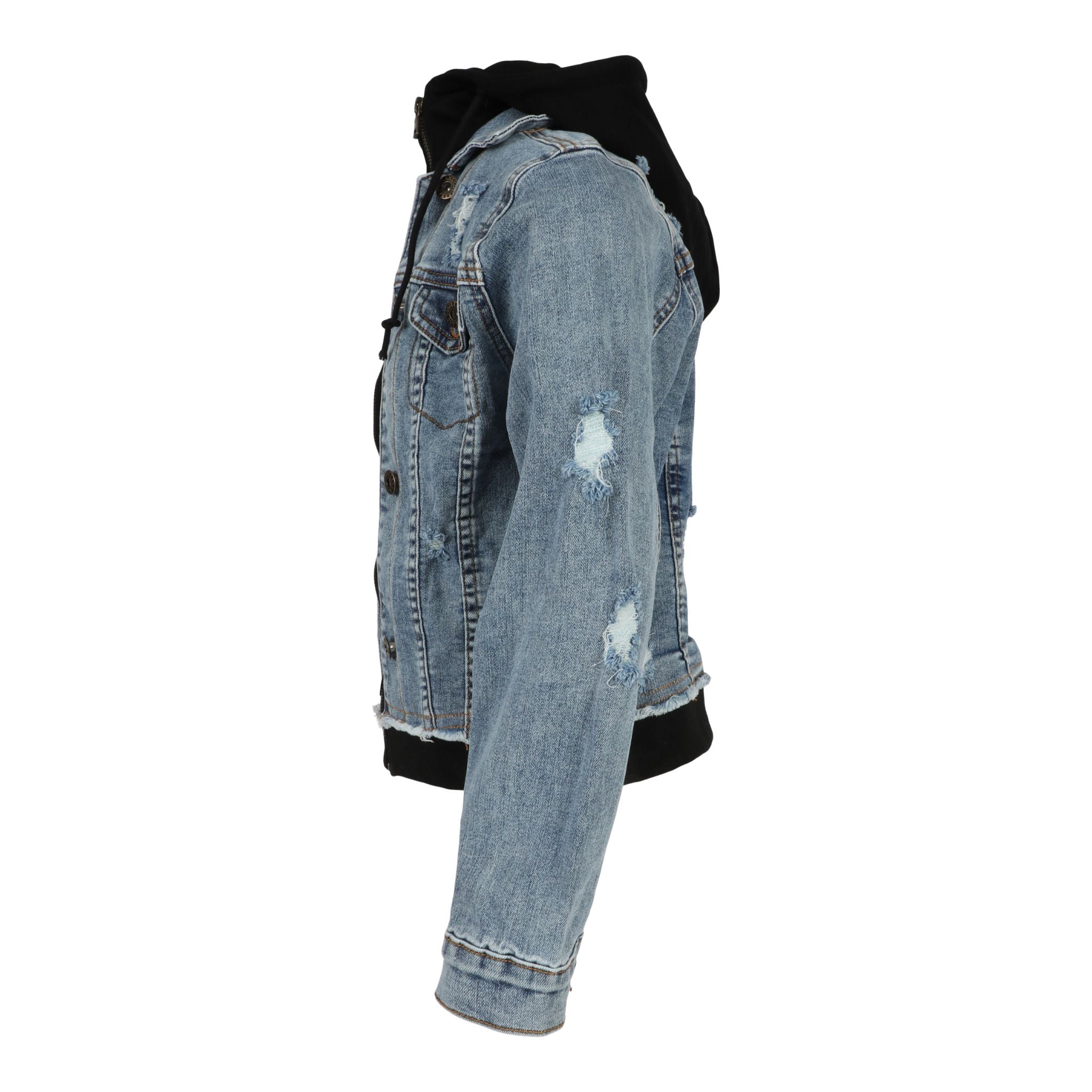Black Fleece Lined Denim Jacket - Denny's