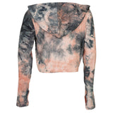 Mauve Blue Tie Dye Yummy Hoodie - Denny's