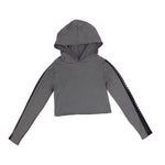 Fishnet Mesh Sleeve Hoodie - Denny's