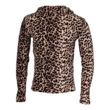 Animal Print Hoodie - Denny's