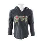 Hoody Charcoal with Love - Denny's