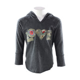 Hoody Charcoal with Love - Denny's