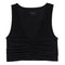 Rib V-Neck Ruched Tank - Denny's