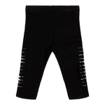 Legging Ripped with Silver Mesh - Denny's