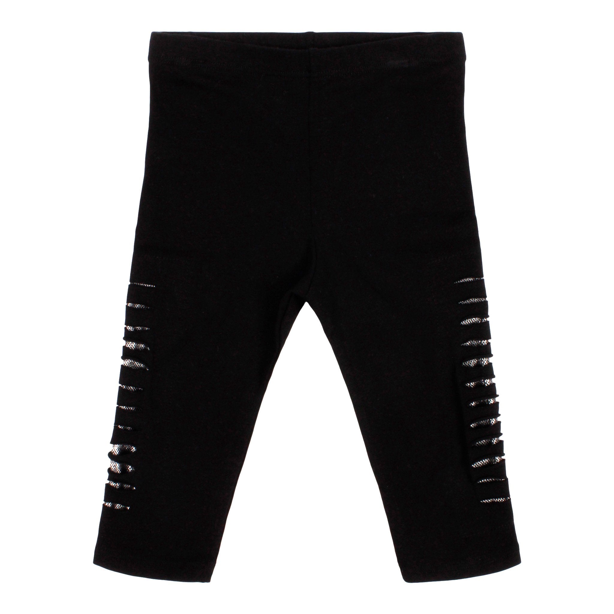 Legging Ripped with Silver Mesh - Denny's