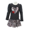 Dress Distressed Foil with Heart - Denny's