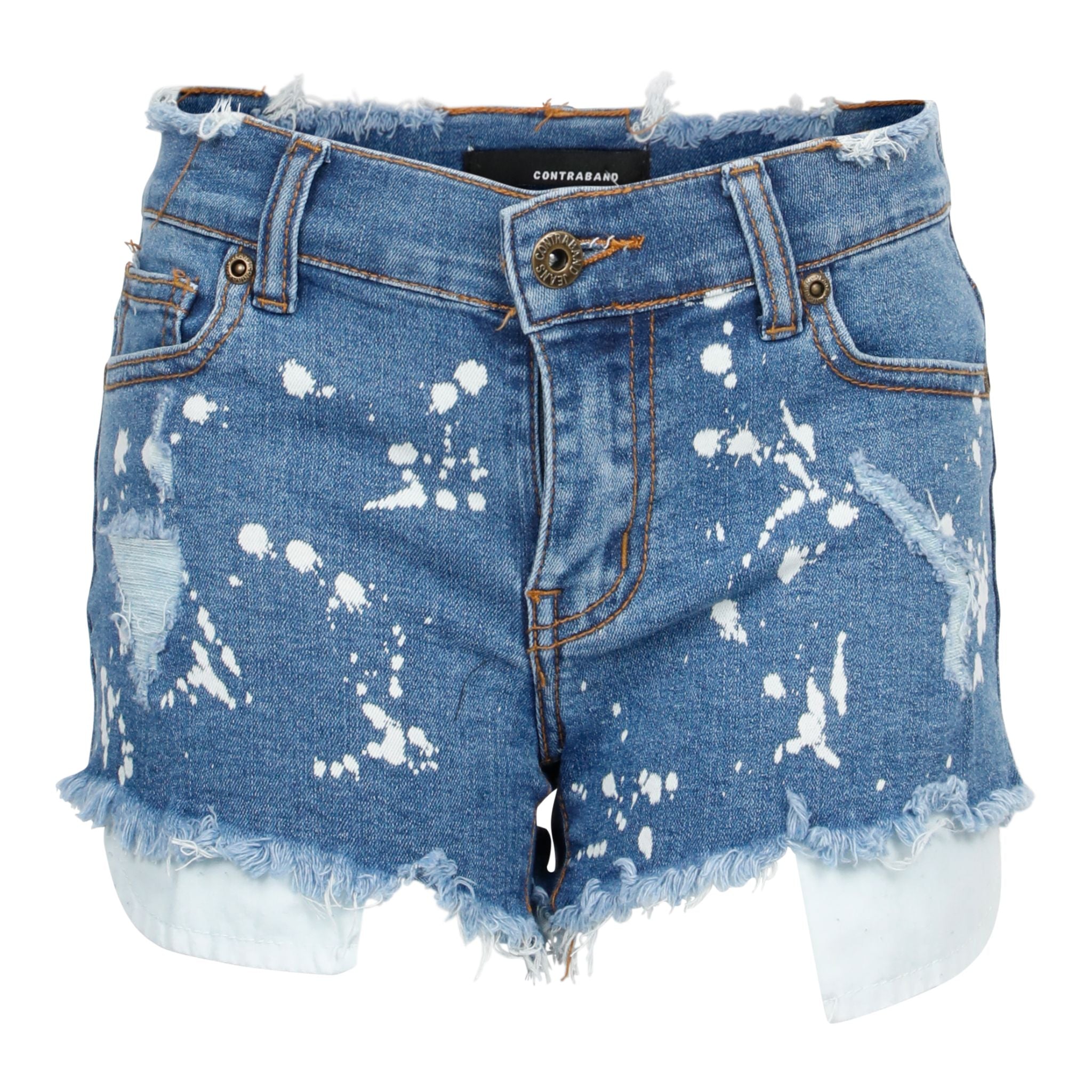 Bleach Short With Pockets Hanging Out - Denny's