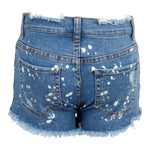 Bleach Short With Pockets Hanging Out - Denny's