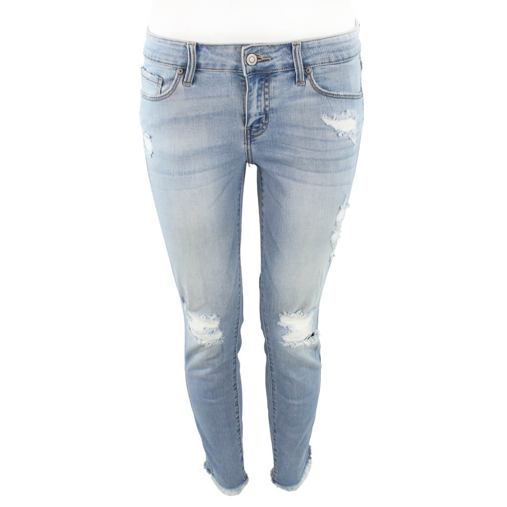 Kitty Distressed Skinny Ankle Jean - Denny's