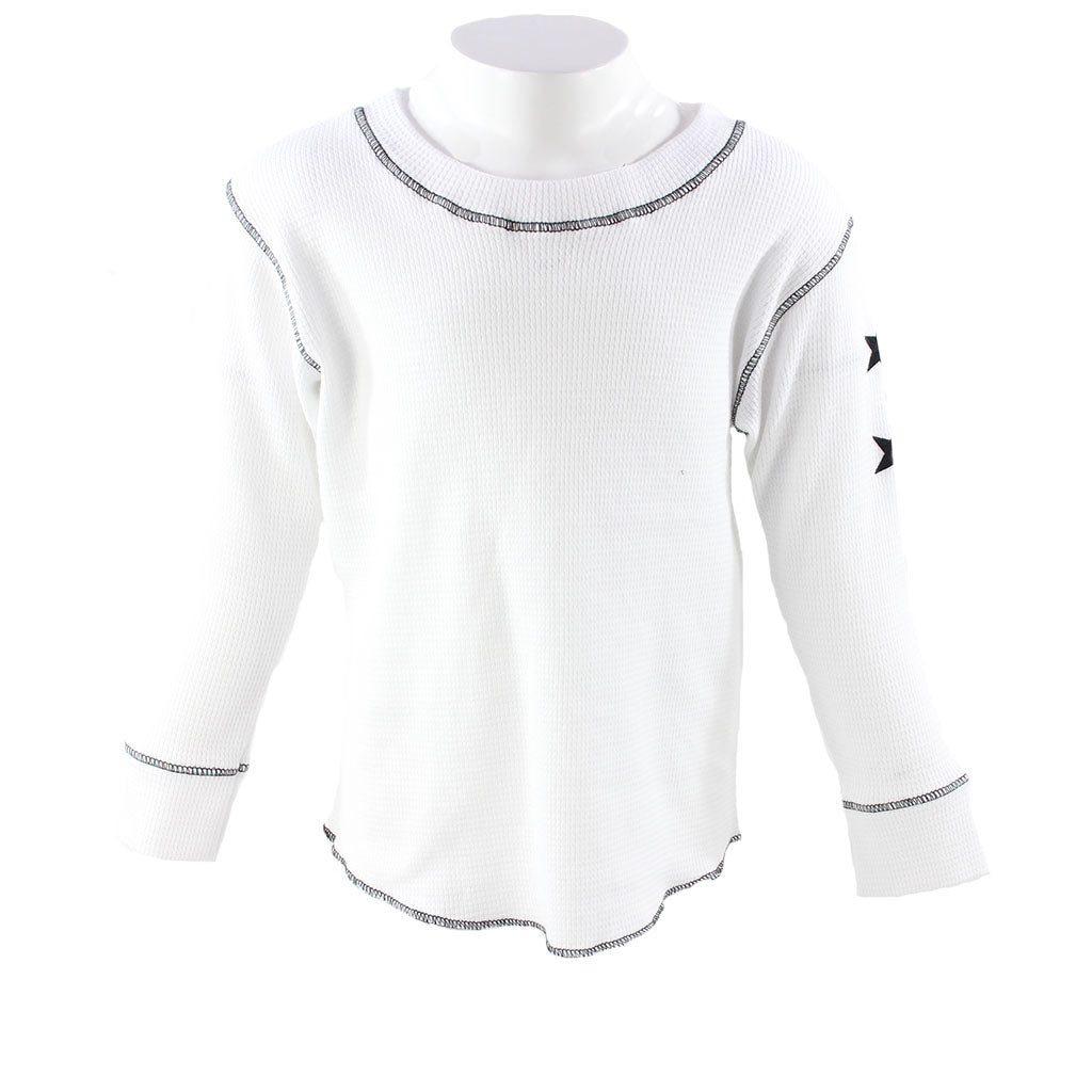 White Thermal With Stars - Denny's