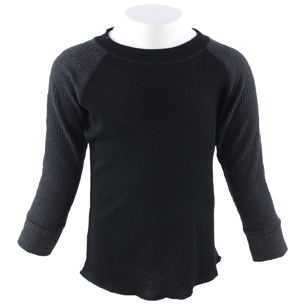 Raglan Black Charcoal Sleeve - Denny's