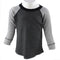 Raglan Charcoal/Grey With Stars - Denny's
