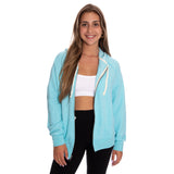 Snow Heather French Terry Zip Hoodie - Denny's