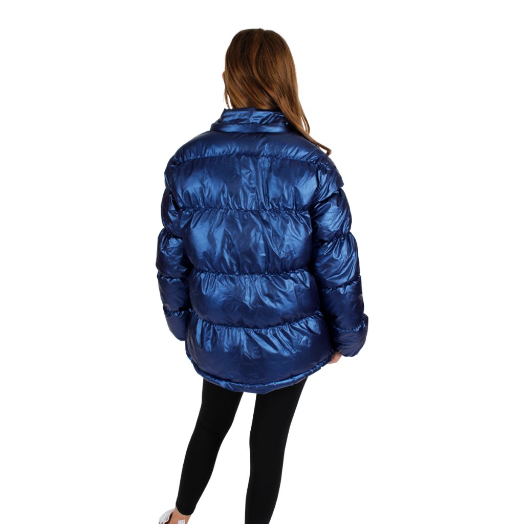 Metallic Puffer Jacket - Denny's