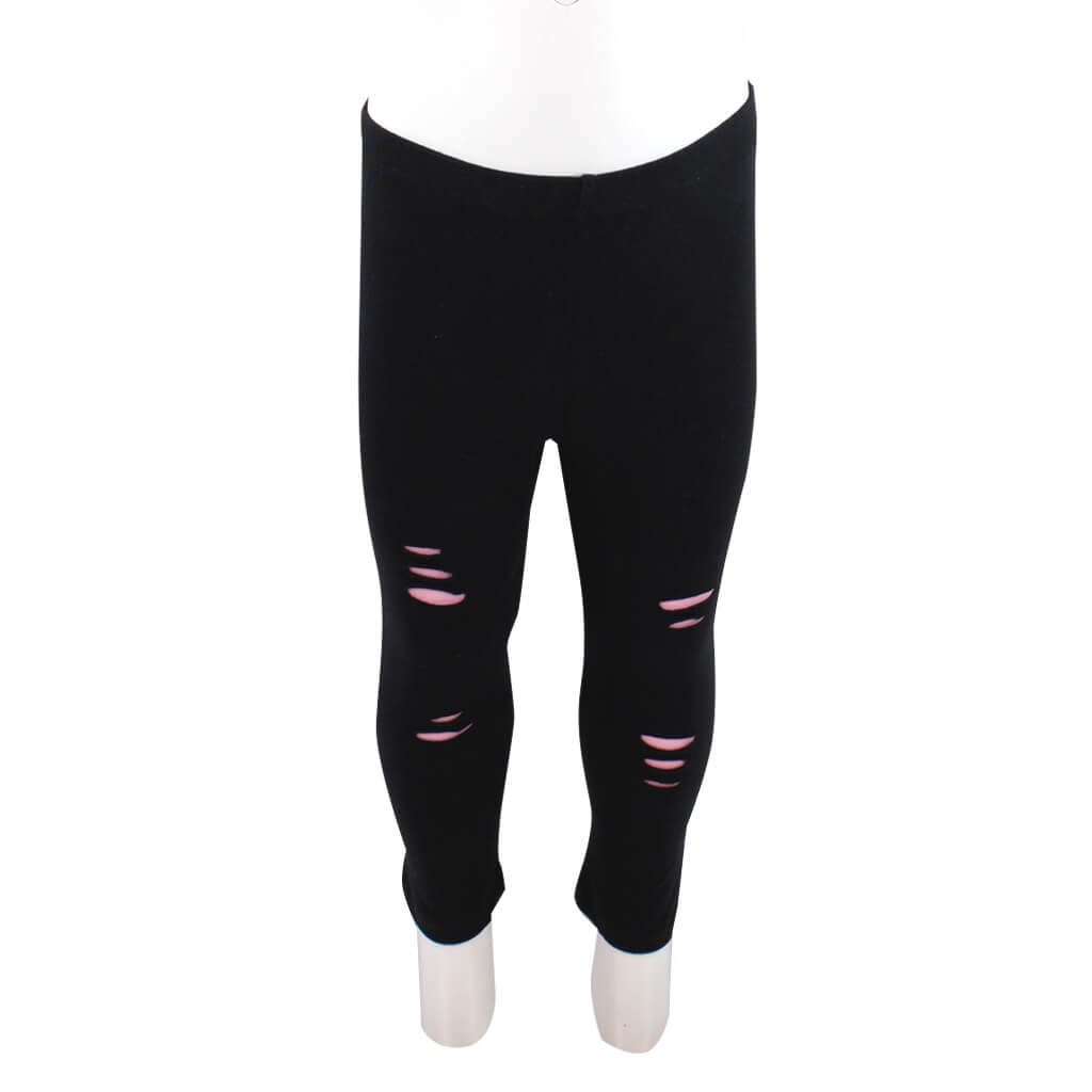 Legging Ripped Black and Pink - Denny's
