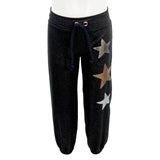 Jog Pant Black with Stars - Denny's