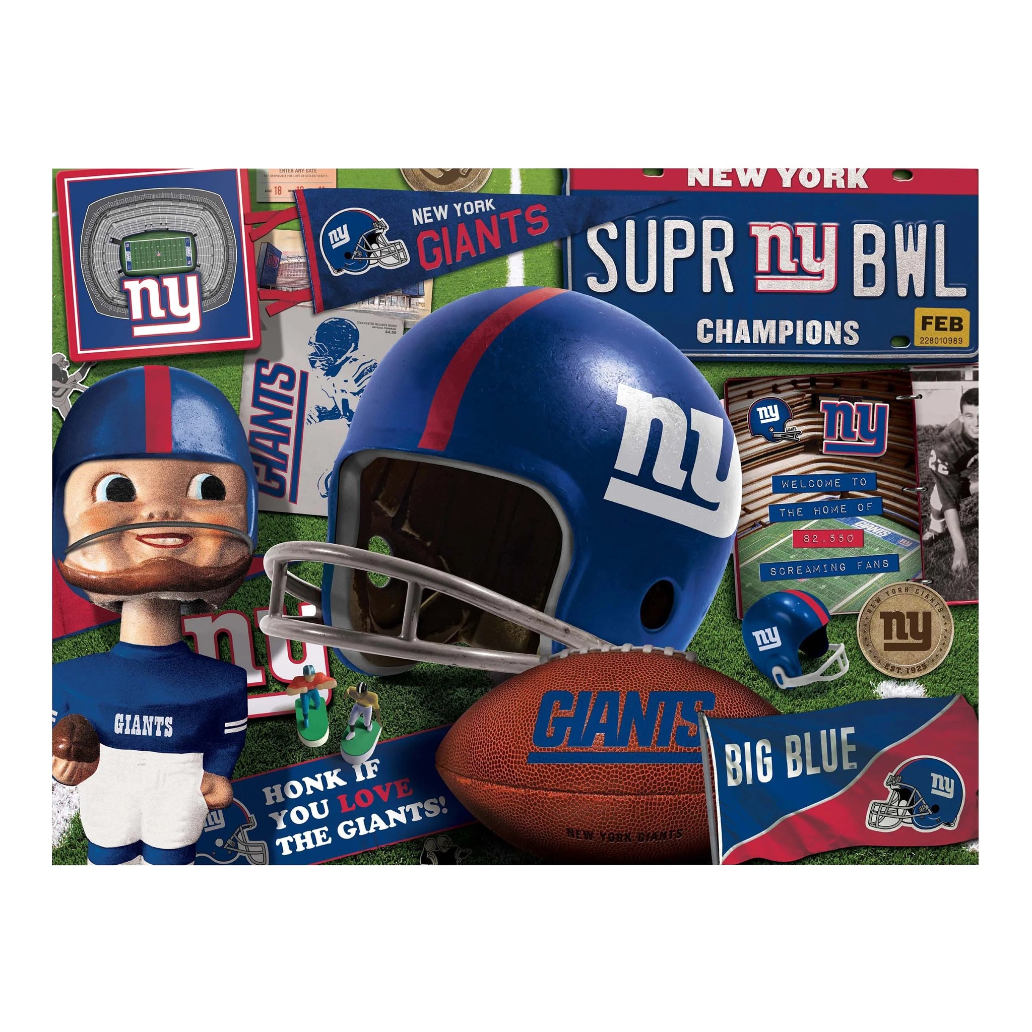 NY Giants 500 PC Puzzle - Denny's