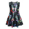 Graffiti Star Sparkle Ruffle Dress - Denny's