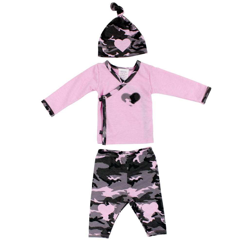 3 Piece Take Home Pink Camo - Denny's
