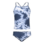 2pc Tie Dye Banded Tankini - Denny's