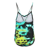 1pc Hurricane V-neck Tie Dye Bathing Suit - Denny's