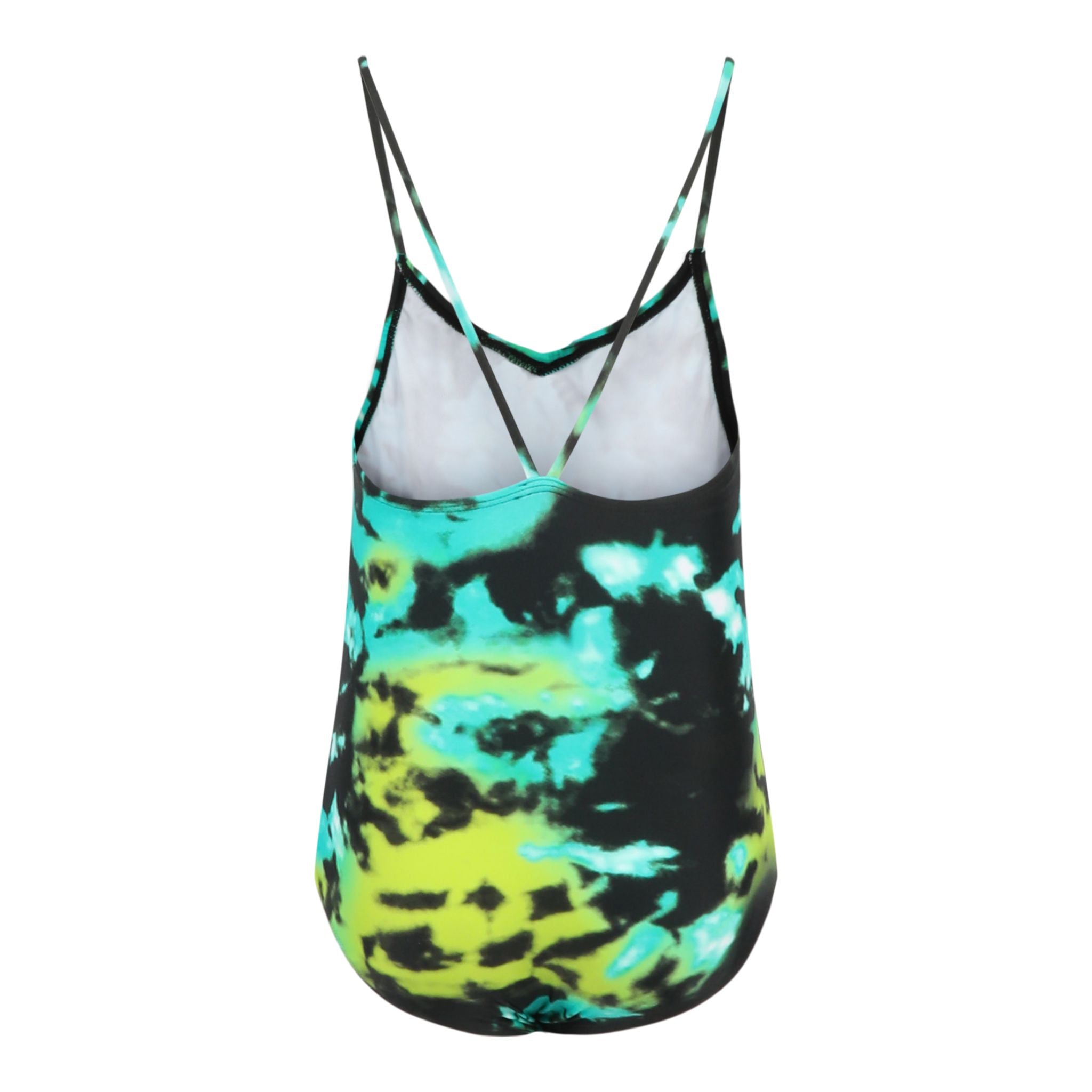1pc Hurricane V-neck Tie Dye Bathing Suit - Denny's
