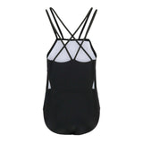 1pc Cut Out Sides Bathing Suit - Denny's