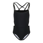1pc Cut Out Sides Bathing Suit - Denny's