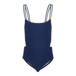 1pc Cut Out Sides Bathing Suit - Denny's