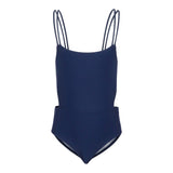 1pc Cut Out Sides Bathing Suit - Denny's