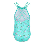 1pc Halter Rose Garden Bathing Suit - Denny's