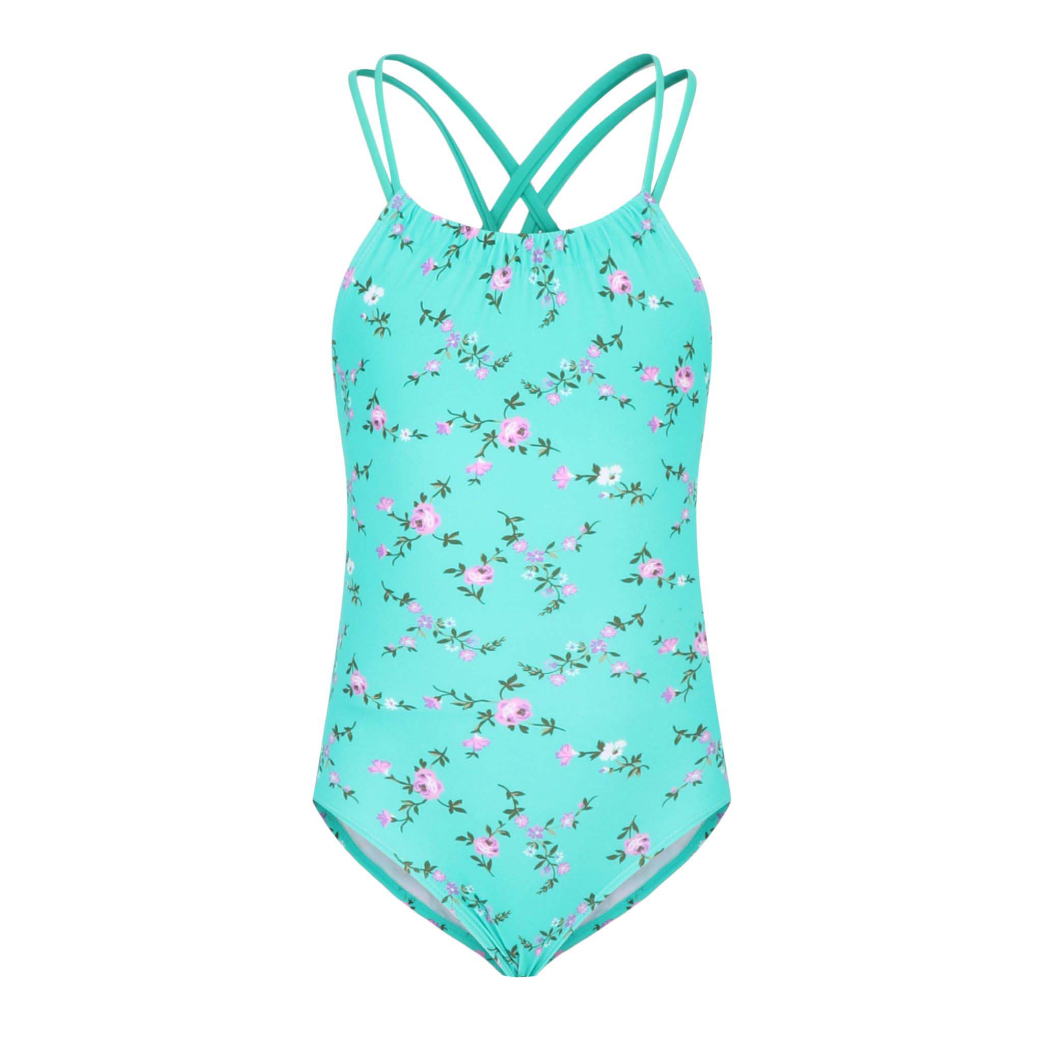 1pc Halter Rose Garden Bathing Suit - Denny's