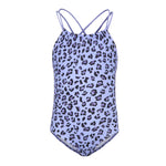 1pc Beach Leopard Halter Bathing Suit - Denny's
