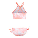 2pc Tie Dye Beach Girl Halter Tankini - Denny's