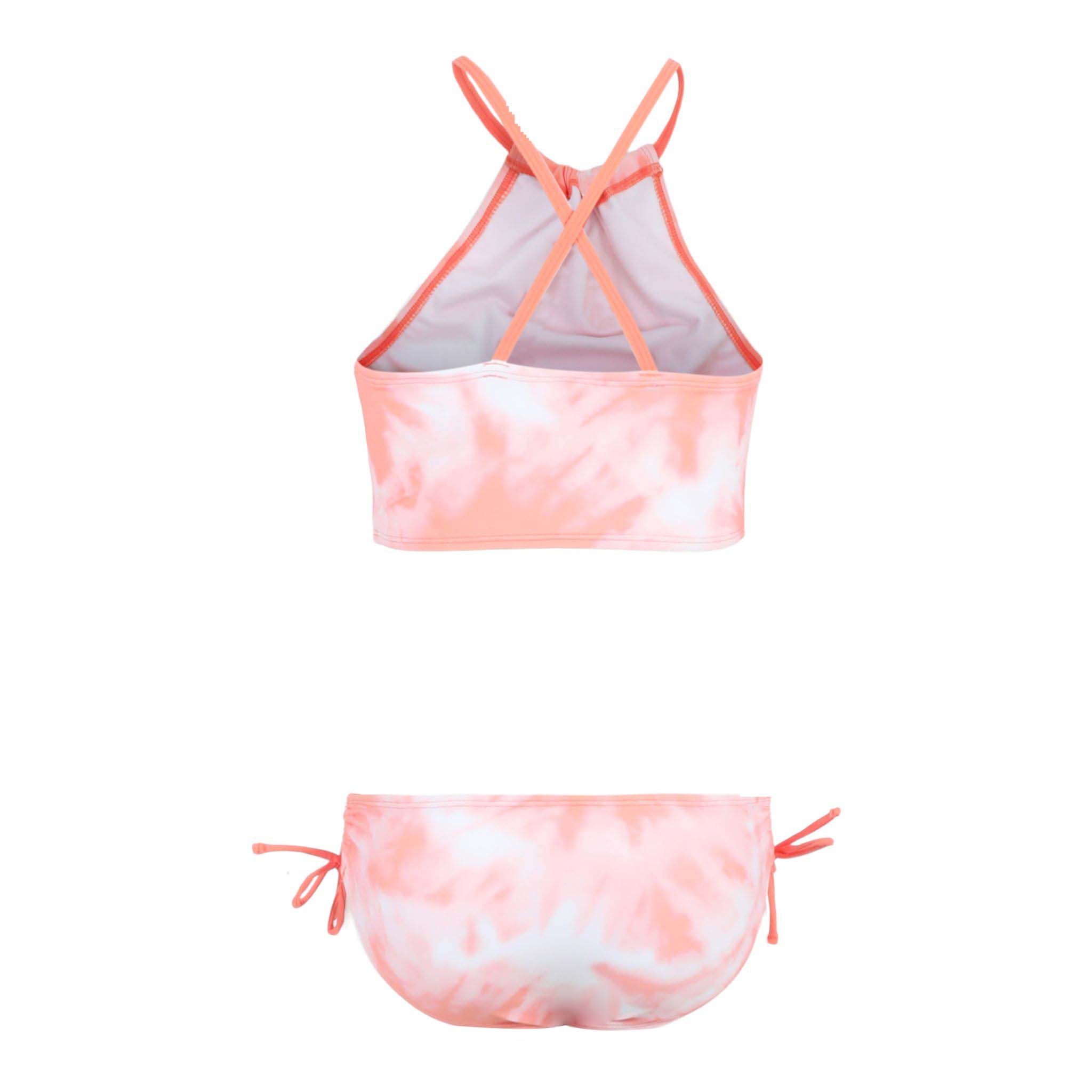 2pc Tie Dye Beach Girl Halter Tankini - Denny's