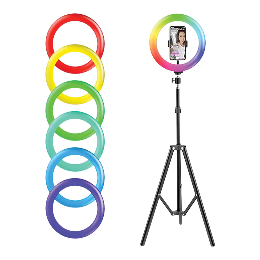 Color Changing Selfie Ring Light - Denny's