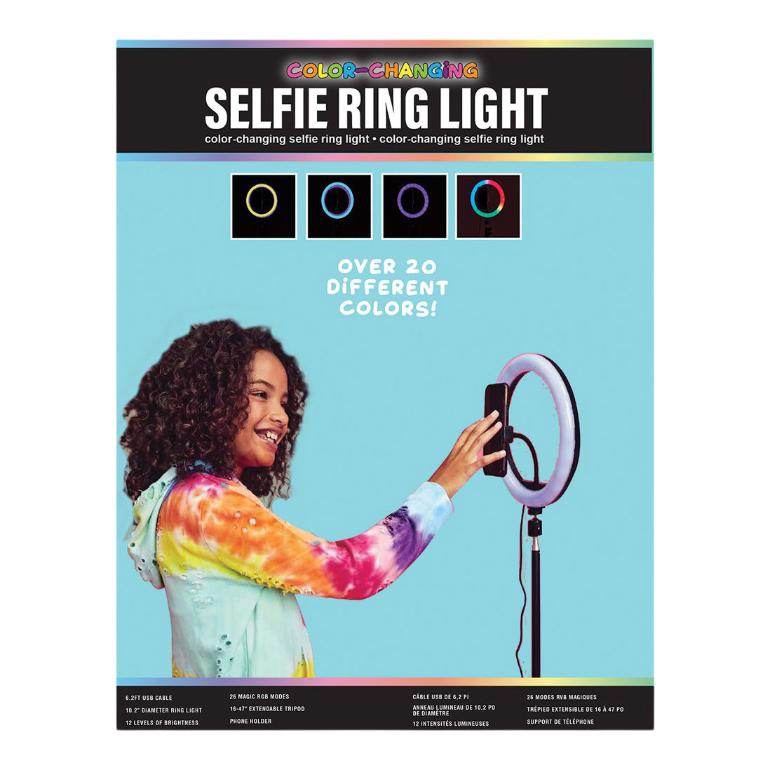 Color Changing Selfie Ring Light - Denny's