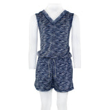 Stripe Romper - Denny's