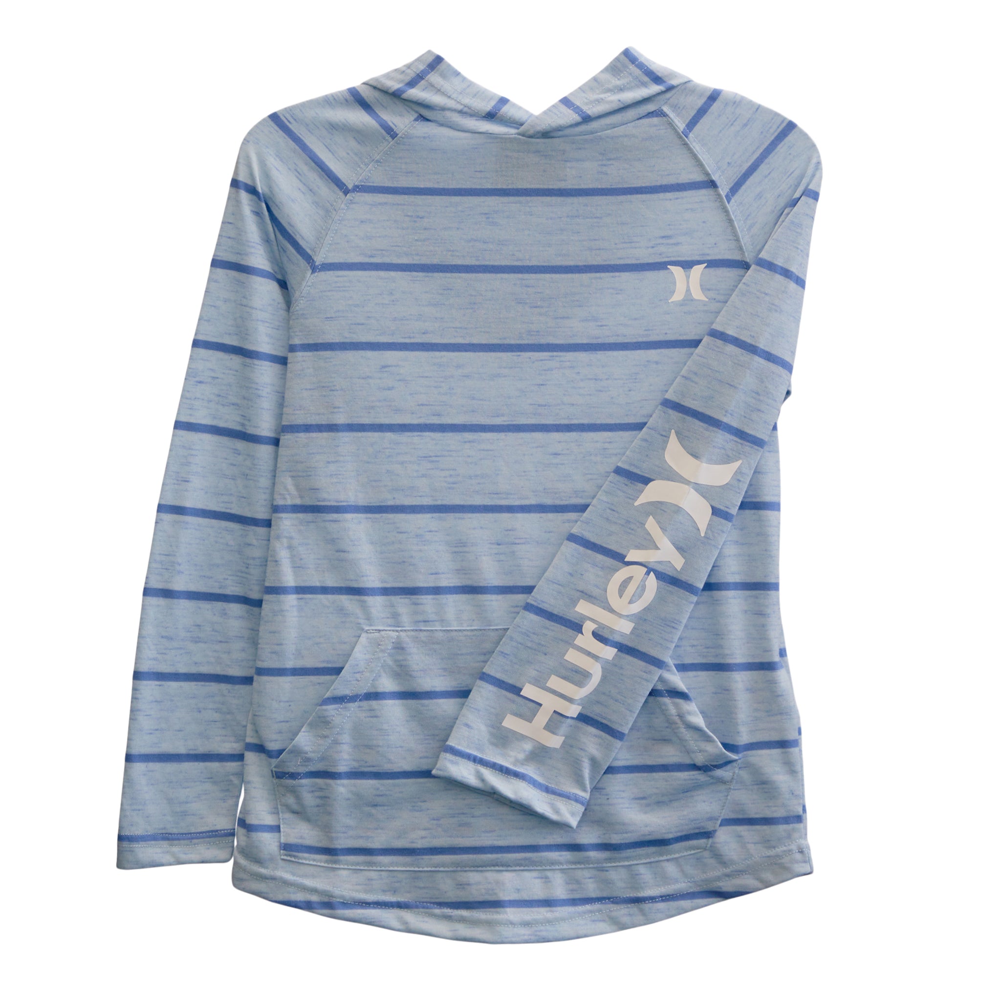Stripe Cloud Slub Jersey Hoodie - Denny's
