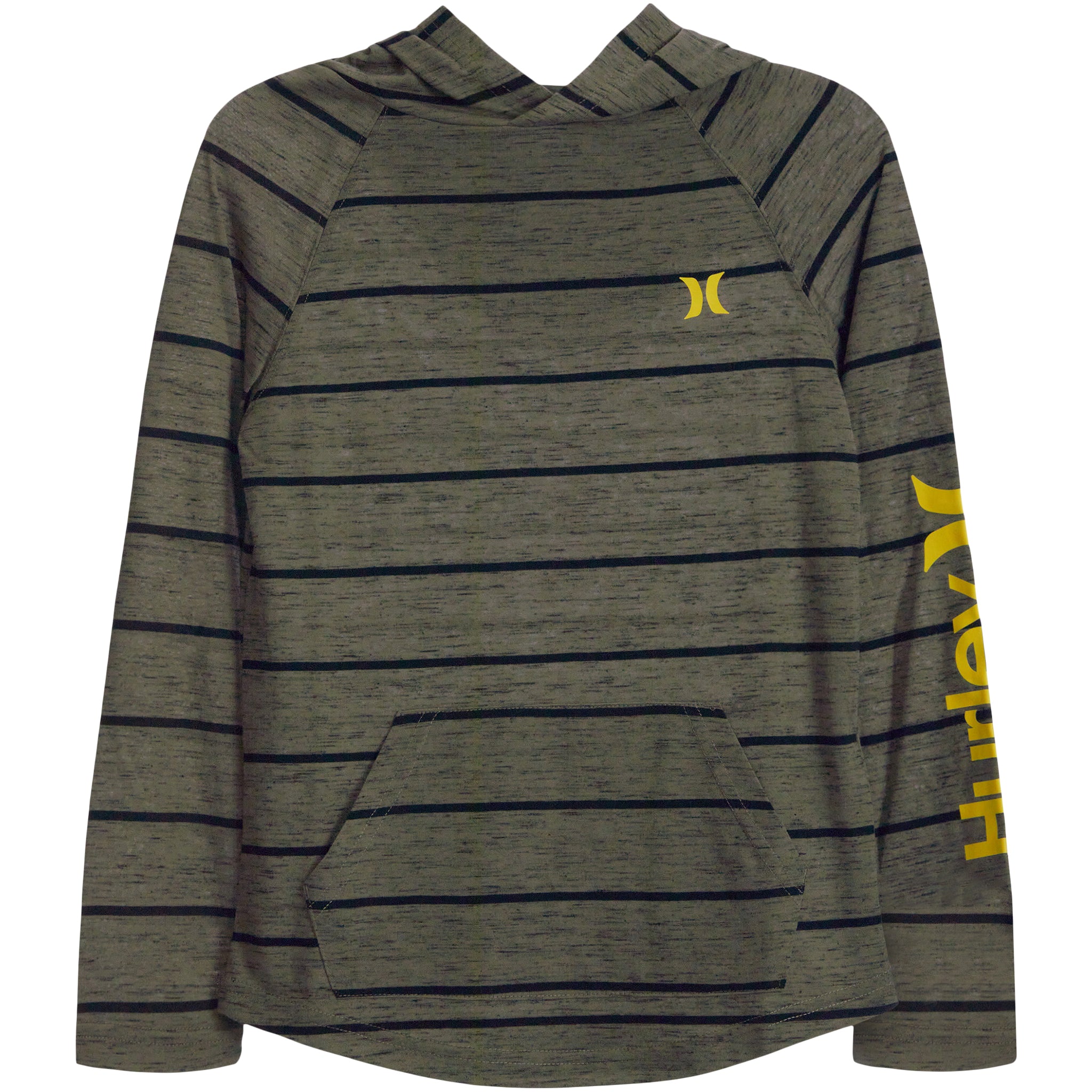 Stripe Cloud Slub Jersey Hoodie - Denny's