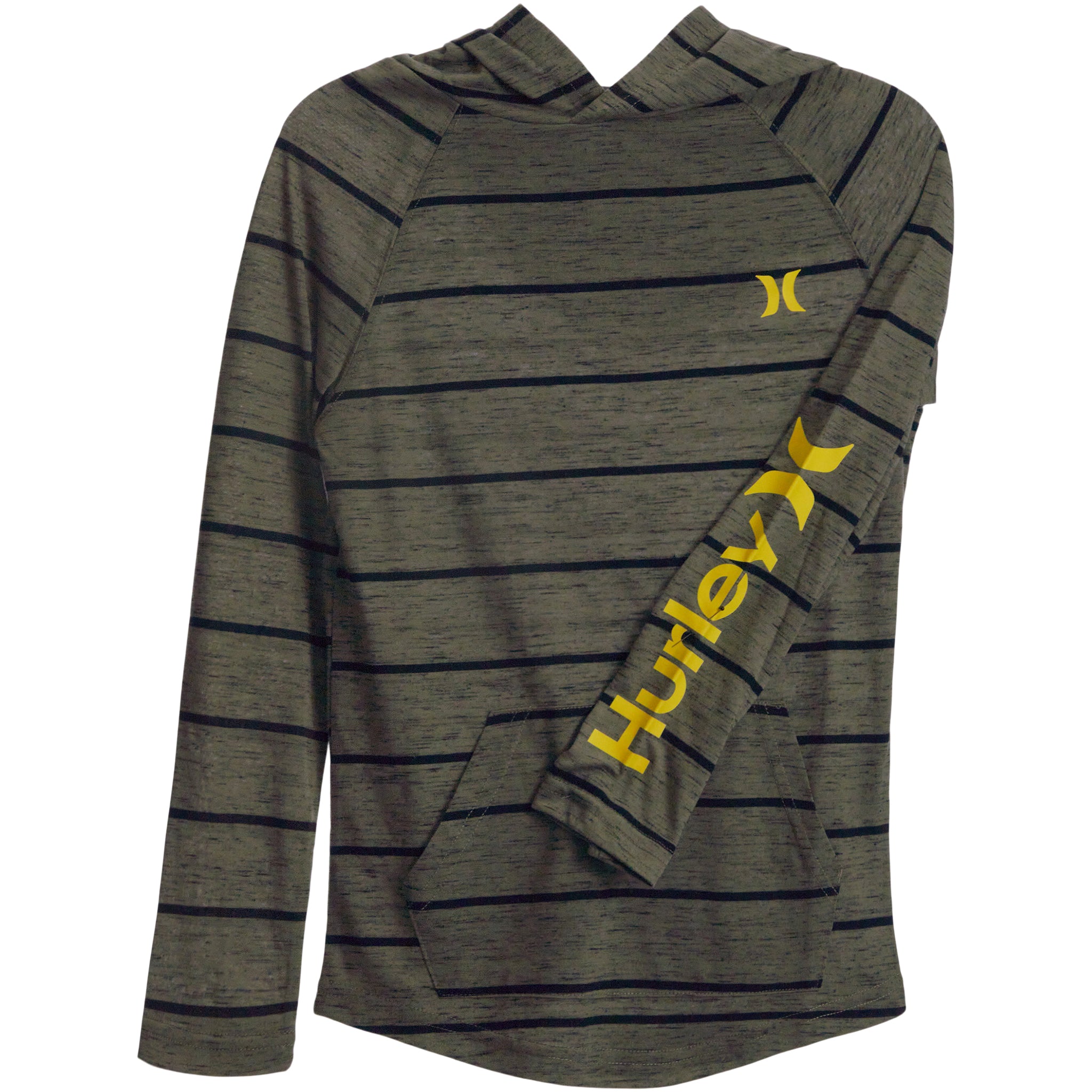 Stripe Cloud Slub Jersey Hoodie - Denny's