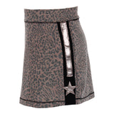 Leopard Skirt with Black Stripe - Denny's