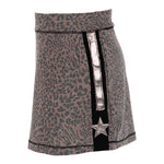 Leopard Skirt with Black Trim & Star - Denny's