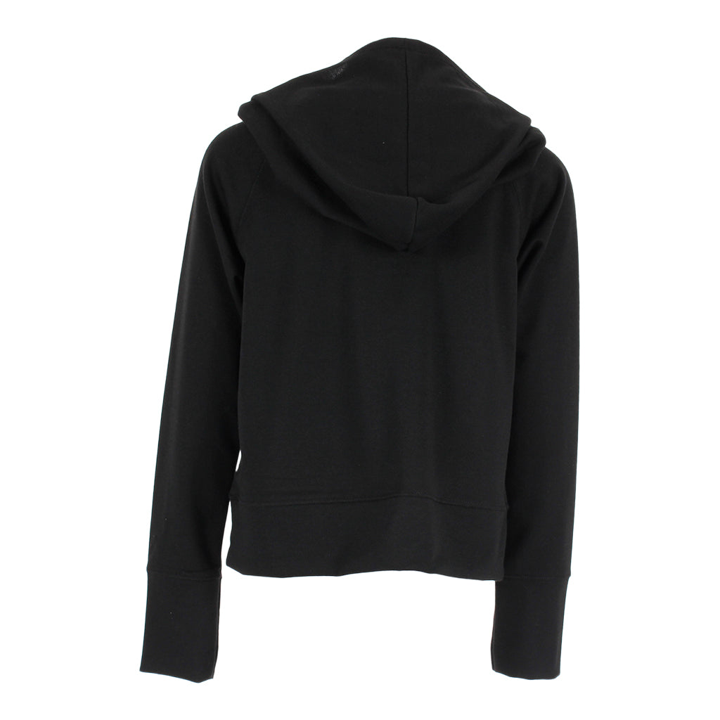 Crop Top Hoody with Metallic Stars On Band - Denny's