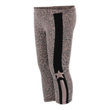 Leopard Legging with Black Stripe On Side - Denny's