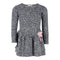 Leopard Ruffle Bottom Dress with Pink Rosette - Denny's